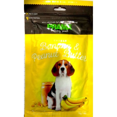 Prama banana and peanut butter delicacy snack 70 gm